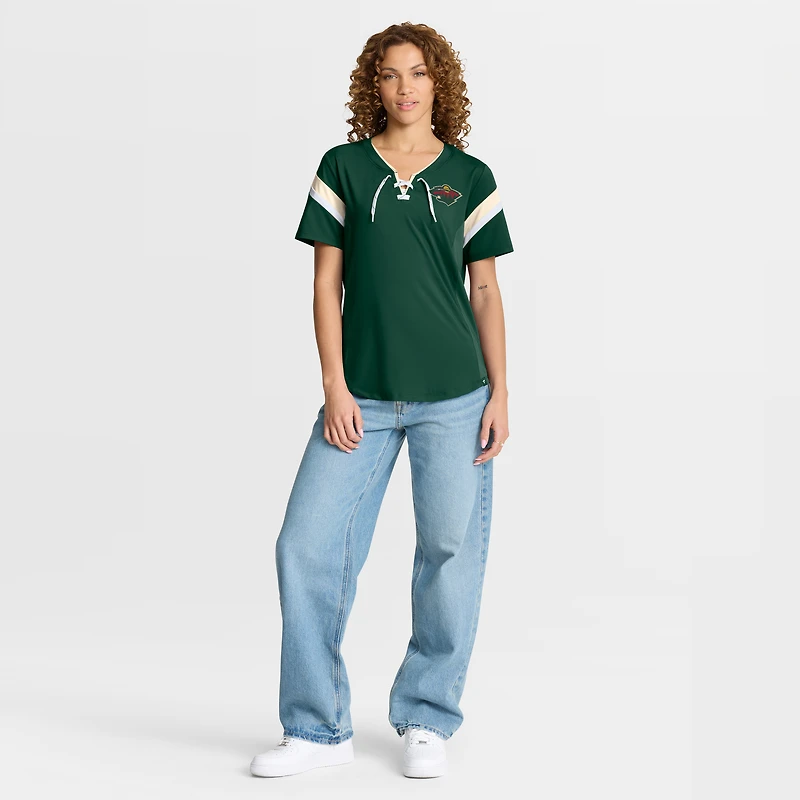 T-shirt Athena Offside vert Minnesota Wild pour femme