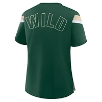 T-shirt Athena Offside vert Minnesota Wild pour femme