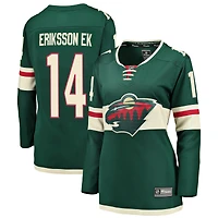 Maillot de joueur féminin Fanatics Joel Eriksson Ek Green Minnesota Wild Breakaway