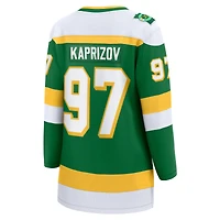 Women's Fanatics Kirill Kaprizov Green Minnesota Wild Alternate Breakaway Jersey
