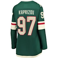 Women's Fanatics Kirill Kaprizov Green Minnesota Wild Home Breakaway Replica Jersey