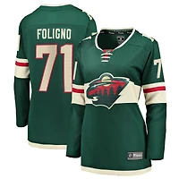 Maillot domicile vert Nick Foligno Minnesota Wild pour femmes (Fanatics)
