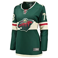 Women's Fanatics Nico Sturm Green Minnesota Wild Home Breakaway Jersey