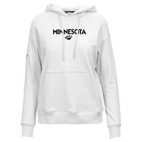 Sweat à capuche blanc pour femme Levelwear Minnesota Wild Adorn City Capsule