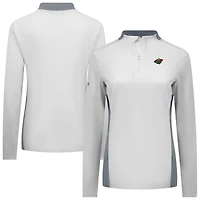 Haut à glissière quart de tour Moxie Insignia Core blanc du Minnesota Wild pour femme Levelwear