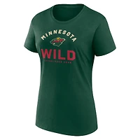 Women's Logo Athletic Green Minnesota Wild Unrivaled T-Shirt