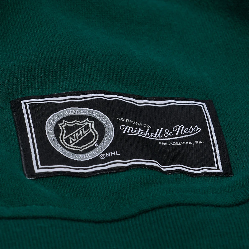 Women's Mitchell & Ness  Green Minnesota Wild Crewneck Sweatshirt