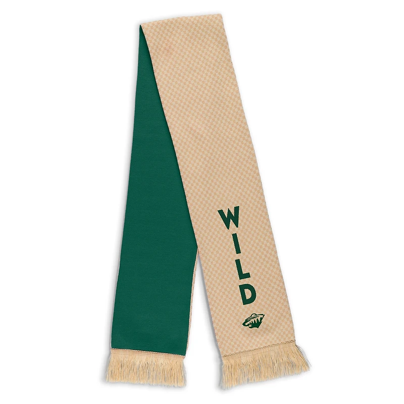 Women's WEAR by Erin Andrews Minnesota Wild Tonal Microcheck Scarf & Glove Set