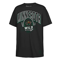 Youth Mitchell & Ness  Black Minnesota Wild Back to Cool T-Shirt