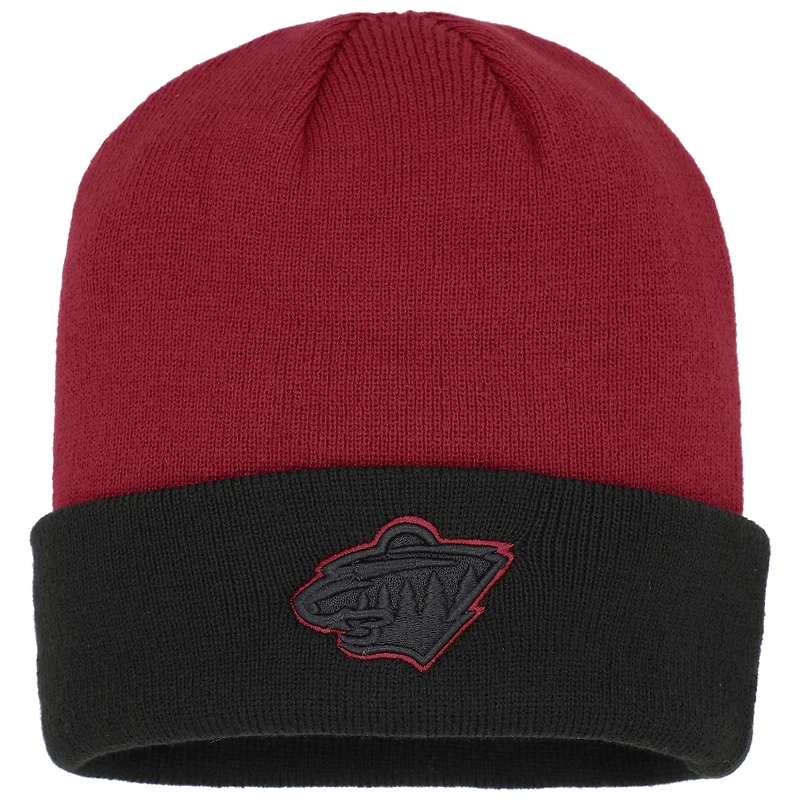 V110833 Wild 000 NHL OST HOL23 BF Logo Outline Tricot à revers HATYTHNIT