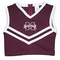 Girls Youth Maroon Mississippi State Bulldogs 2-Piece Cheer Set