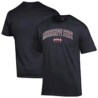 T-shirt noir avec logo Arch Over des Mississippi State Bulldogs pour homme