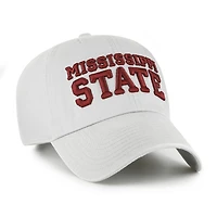 Casquette ajustable « Clean Up » grise « 47 Mississippi State Bulldogs » pour homme