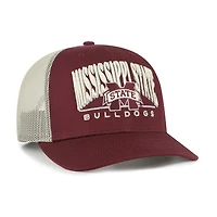 Casquette camionneur ajustable marron Mississippi State Bulldogs Arid pour homme, modèle 1947
