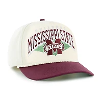 Men's '47 Natural Mississippi State Bulldogs Pomona Two-Tone Rope Hitch Adjustable Hat