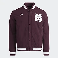 Men's adidas Maroon Mississippi State Bulldogs Coaches Dugout Jacket