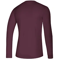Men's adidas Maroon Mississippi State Bulldogs Creator Long Sleeve Performance T-Shirt