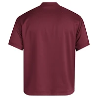 Men's adidas  Maroon Mississippi State Bulldogs Dugout Coaches Adizero Notch Neck Pullover Top