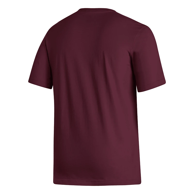 Men's adidas  Maroon Mississippi State Bulldogs Head of Class Fresh T-Shirt