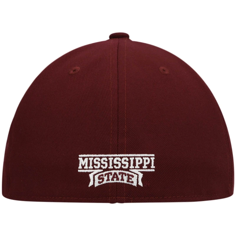 Men's adidas Maroon Mississippi State Bulldogs On-Field Baseball Fitted Hat