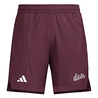 Men's adidas Maroon Mississippi State Bulldogs Program Woven Training Shorts