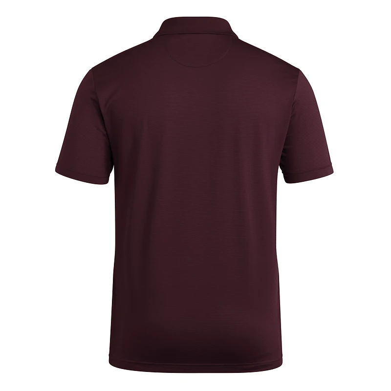 Men's adidas Maroon Mississippi State Bulldogs Ultimate 365 Ottoman Polo Shirt