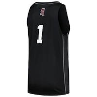 Maillot de basketball adidas #1 Mississippi State Bulldogs Swingman pour homme, noir