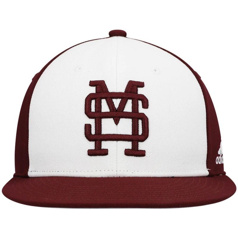 Casquette de baseball ajustée sur le terrain des Bulldogs l'État du Mississippi adidas pour hommes
