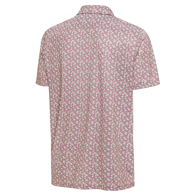 Polo Antigua rose pour homme Mississippi State Bulldogs Desert Dry Dogwood