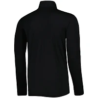 Men's Champion Black Mississippi State Bulldogs Textured Quarter-Zip Jacket