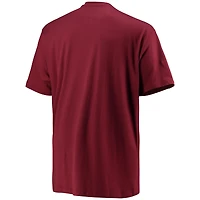 T-shirt homme Champion Maroon Mississippi State Bulldogs Tailles Big & Tall Arch Over Wordmark