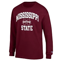 T-shirt à manches longues Champion Mississippi State Bulldogs High Motor pour homme