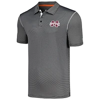 Men's Colosseum  Black Mississippi State Bulldogs Cameron Polo