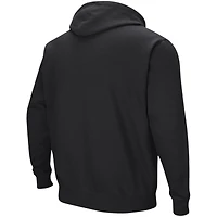 Sweat à capuche noir Colosseum pour hommes Mississippi State Bulldogs Sunrise
