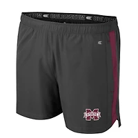 Men's Colosseum Charcoal Mississippi State Bulldogs Langmore Shorts