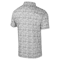 Polo gris Colosseum pour homme, imprimé intégral, Mississippi State Bulldogs, It's Time!