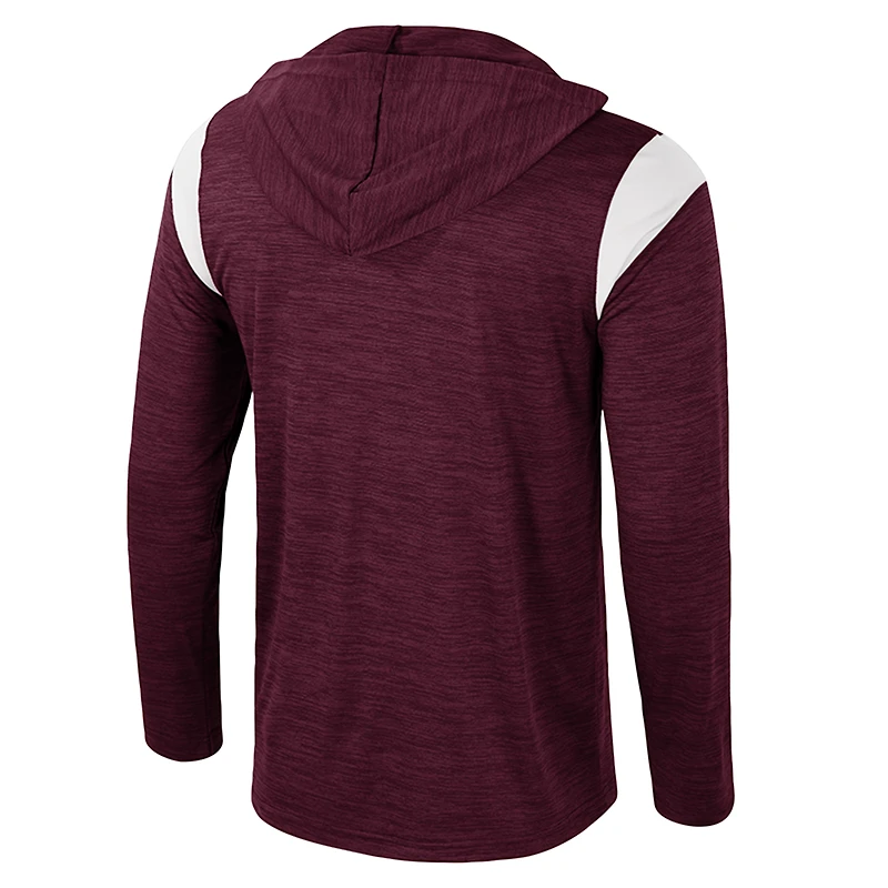 Coupe-vent à demi-zip Colosseum Maroon Mississippi State Bulldogs Dozer pour homme