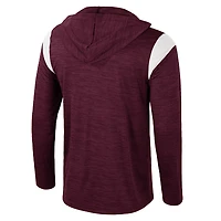 Coupe-vent à demi-zip Colosseum Maroon Mississippi State Bulldogs Dozer pour homme