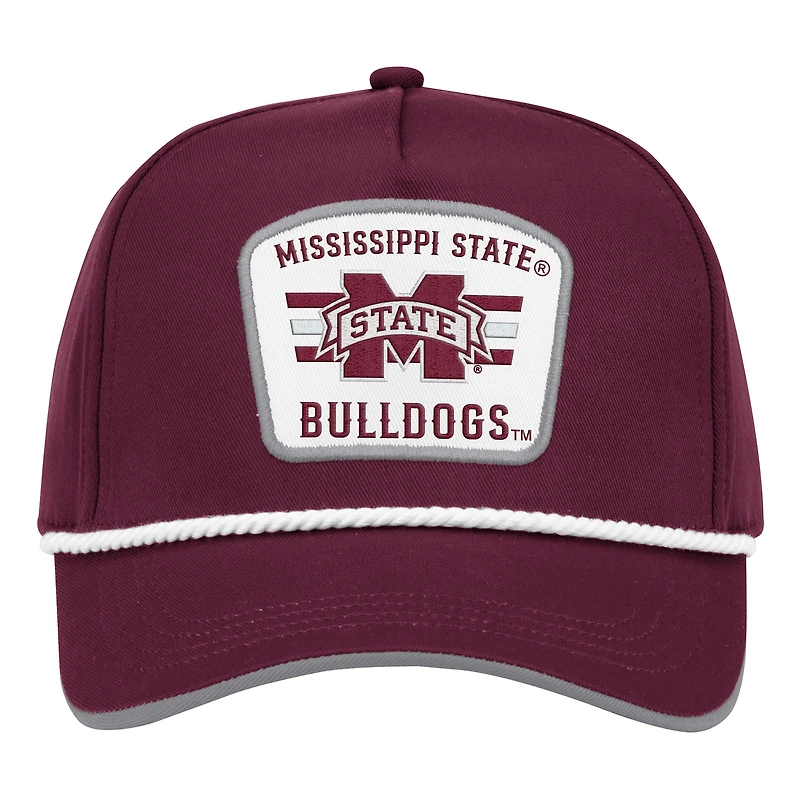 Men's Colosseum Maroon Mississippi State Bulldogs Hits the Road Podium Adjustable Hat