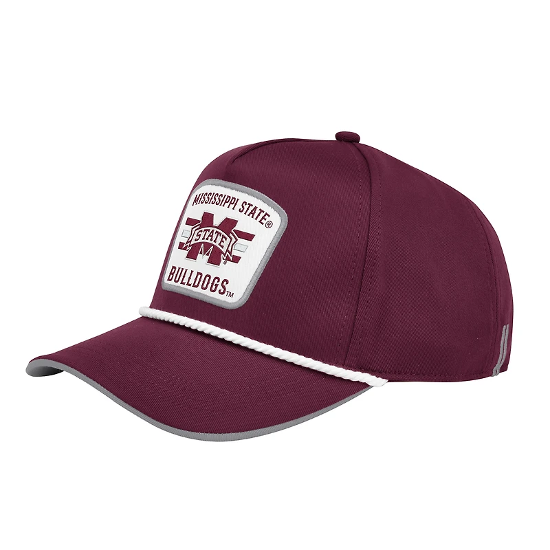 Men's Colosseum Maroon Mississippi State Bulldogs Hits the Road Podium Adjustable Hat