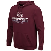 Sweat à capuche Colosseum Mississippi State Bulldogs Lantern marron pour homme