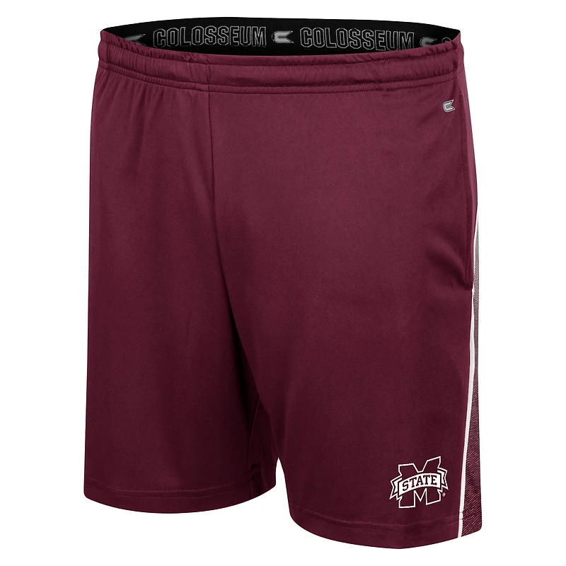 Men's Colosseum Maroon Mississippi State Bulldogs Laws of Physics Shorts