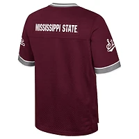 Maillot de football américain « Rien que les coups » marron Colosseum pour homme des Mississippi State Bulldogs
