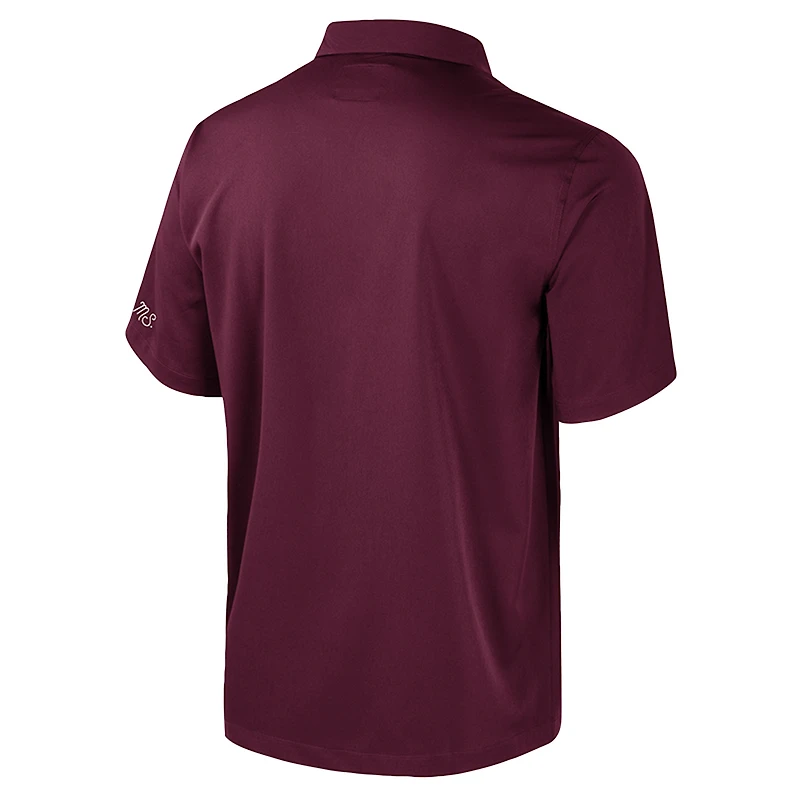 Chemise boutonnée de bowling pour homme, couleur marron, Colosseum, Mississippi State Bulldogs Strike
