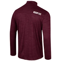 Coupe-vent à quart de zip Wright Colosseum Mississippi State Bulldogs pour homme