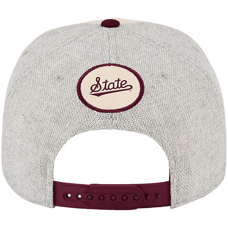 Men's Colosseum  Natural Mississippi State Bulldogs Frank Podium Adjustable Hat