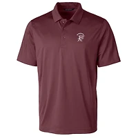 Men's Cutter & Buck Maroon Mississippi State Bulldogs Team Logo Big Tall Prospect Textured Stretch Polo