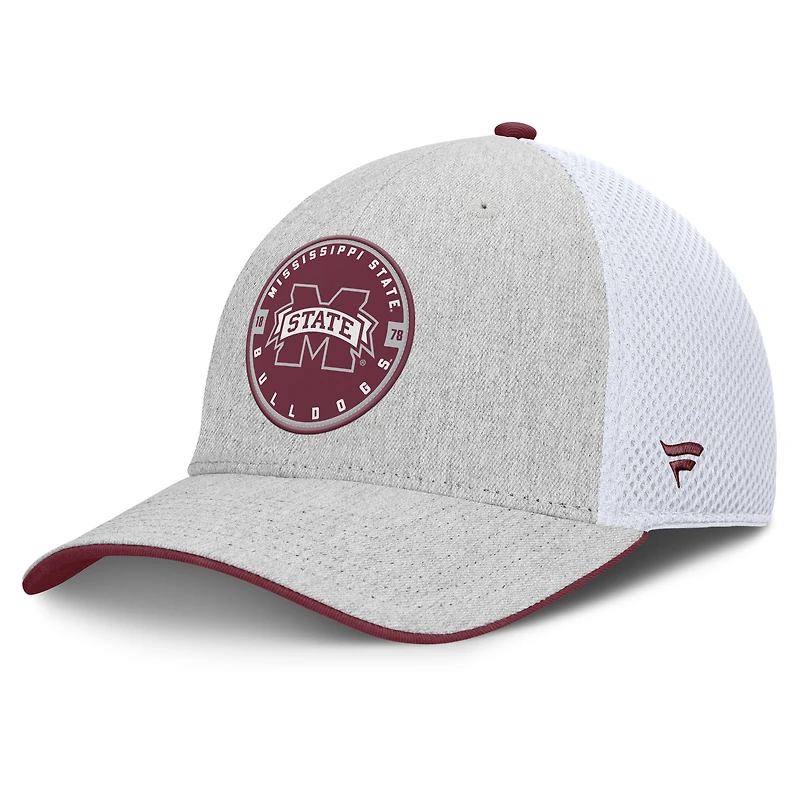 Men's Fanatics Heather Gray Mississippi State Bulldogs Trigger Flex Hat