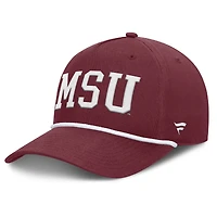 Men's Fanatics Maroon Mississippi State Bulldogs Foul Ball Rope Adjustable Hat
