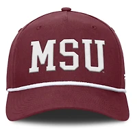 Men's Fanatics Maroon Mississippi State Bulldogs Foul Ball Rope Adjustable Hat